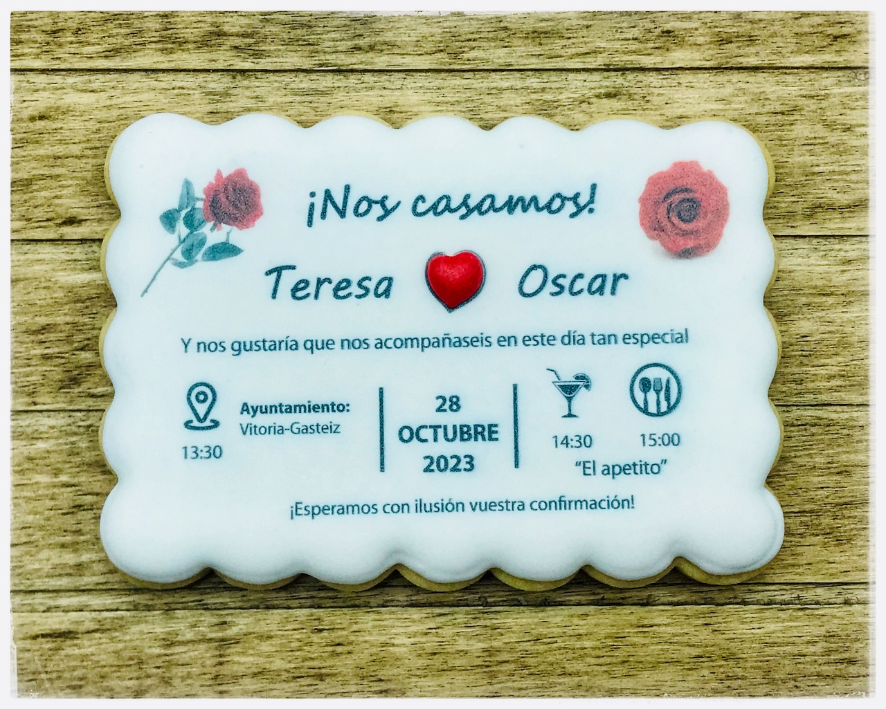 Galletas Personalizadas con glasa en Madrid